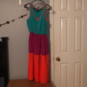 Allen B multicolor dress
